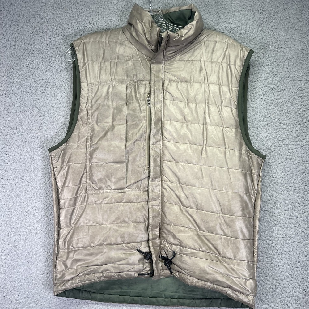 Patagonia Vest Mens Small Green Micro Puff Full Zip Lightweight Hiking Outdoors - Picture 11 of 13